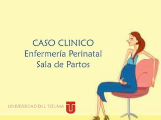 CASO CLINICO
      Enfermería Perinatal
         Sala de Partos



UNIVERSIDAD DEL TOLIMA
 