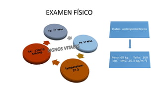 EXAMEN FÍSICO
 