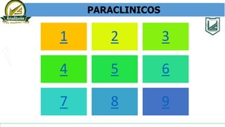 PARACLINICOS
1 2 3
4 5 6
7 8 9
 