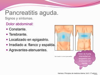 pancreatitis aguda + caso clinico