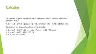 Caso Clinico parenteral en pacientes que necesitan requerimientos en ...