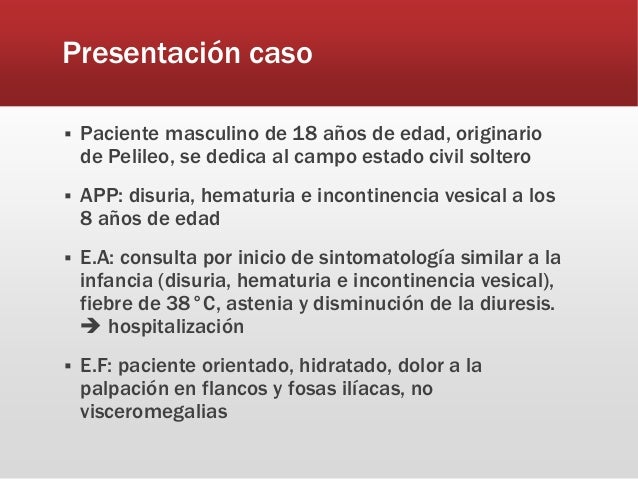 Caso clínico sindrome insuficiencia renal