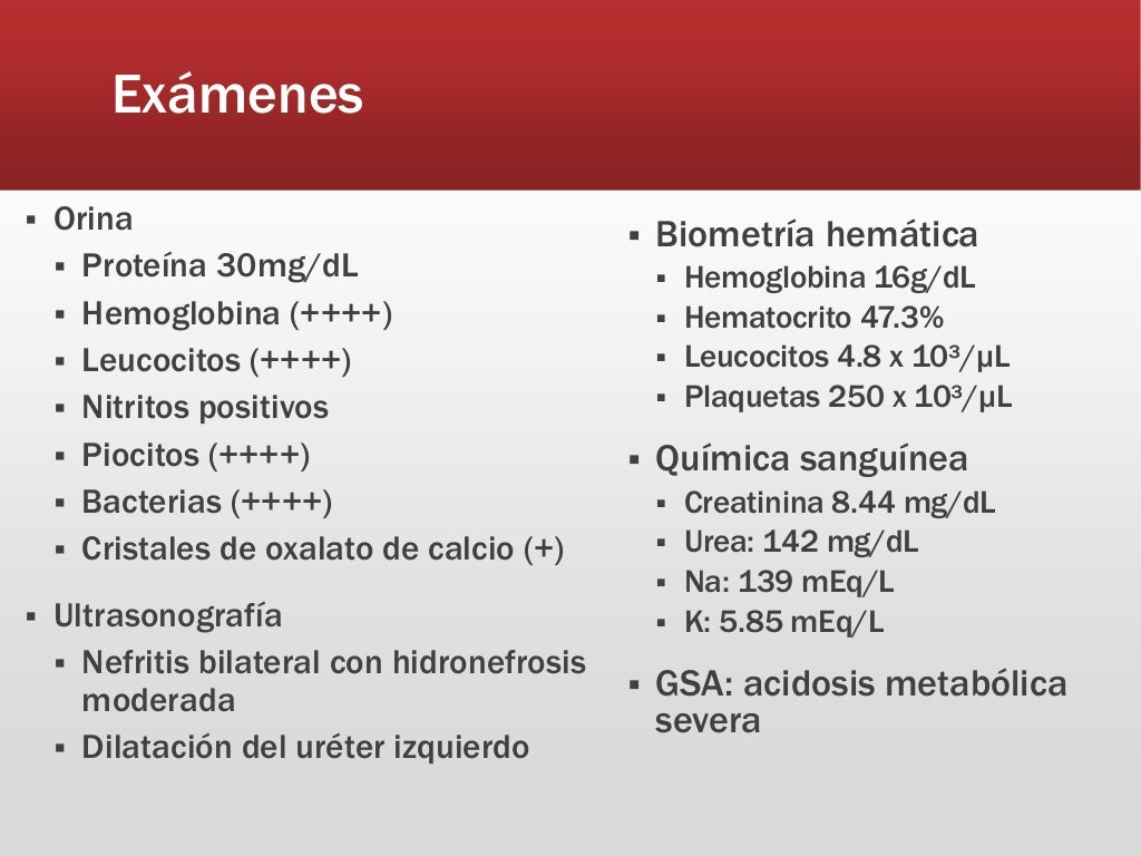 Caso clínico sindrome insuficiencia renal