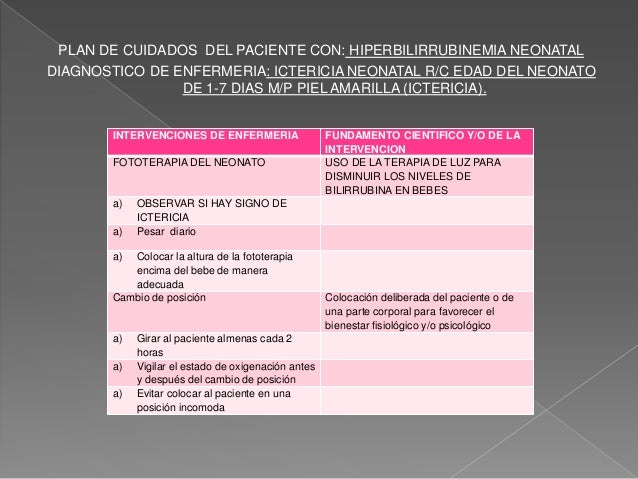 Caso clínico hiperbilirrubinemia neonatal (ictericia)