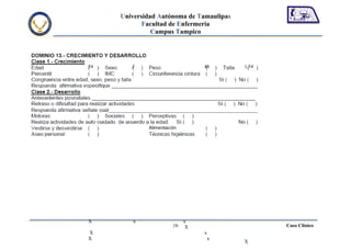 Universidad Autónoma de Tamaulipas
            Facultad de Enfermería
               Campus Tampico




54      f                      48         1.54




X       x                 x
                     16    X                     Caso Clínico
X                              x
X                               x
                                          X
 