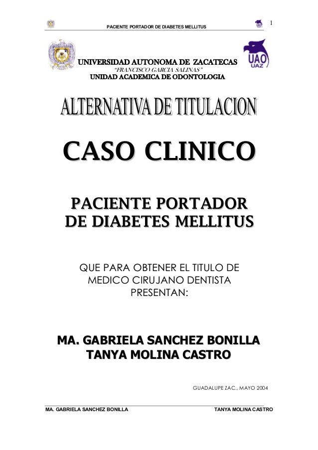 Caso clìnico diabetico Caso clìnico diabetico