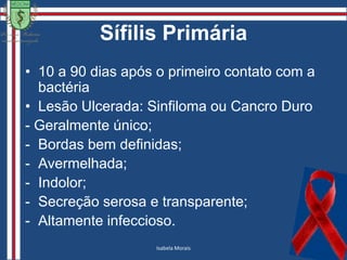 Relações sexuais na presença de sintomas ou sinais de DST.Monica Luzana
