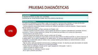 PRUEBAS DIAGNÓSTICAS
ETE
 