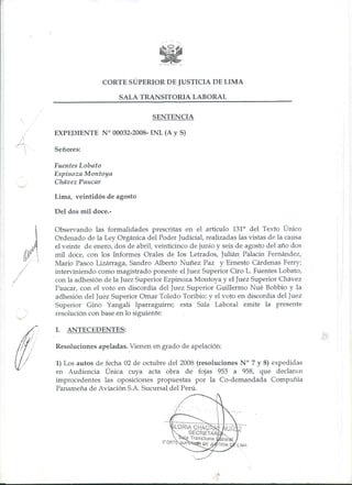 Copa Airlines no quiere cumplir con sentencia de la Corte Suprema de Justicia del Perú