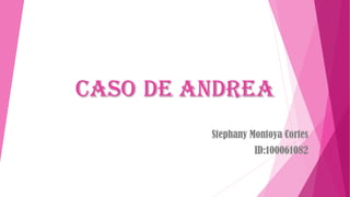 Caso de Andrea
Stephany Montoya Cortes
ID:100061082
 