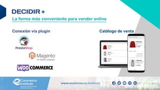 +
La forma más conveniente para vender online
Conexión vía plugin Catálogo de venta
 