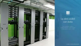 La obra acabó! 
con éxito! 
Con el esfuerzo, ilusión y 
profesionalidad de nuestro equipo, 
la obra acaba en plazo y coste.! 
volver a historia del proyecto! 
 