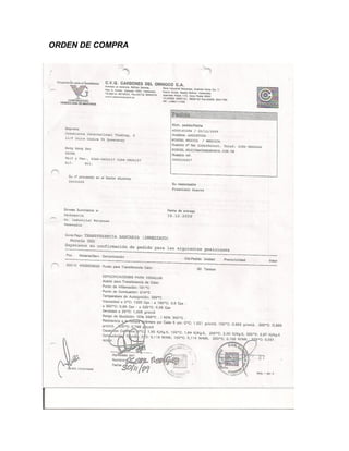 ORDEN DE COMPRA
 