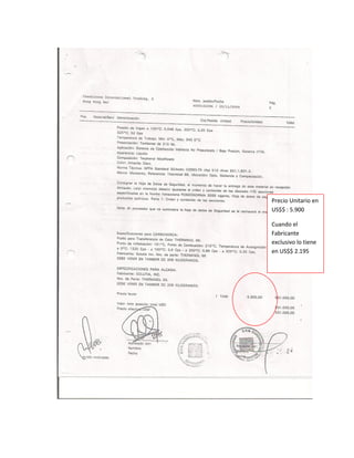 Precio Unitario en
US$$ : 5.900

Cuando el
Fabricante
exclusivo lo tiene
en US$$ 2.195
 