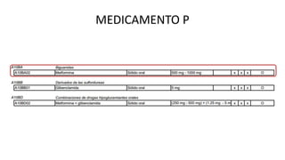 MEDICAMENTO P 
 