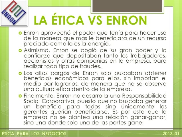 Caso enron stock options