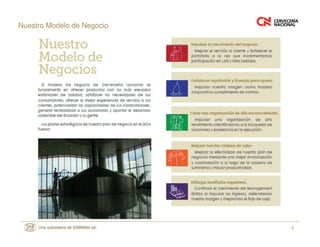 6
Nuestro Modelo de Negocio
 