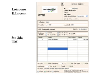 Caso festejando- K. Lucena - Loiacono 