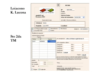 Caso festejando- K. Lucena - Loiacono 