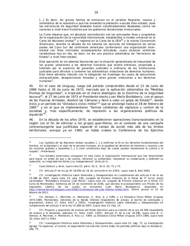 Caso gelman vs uruguay