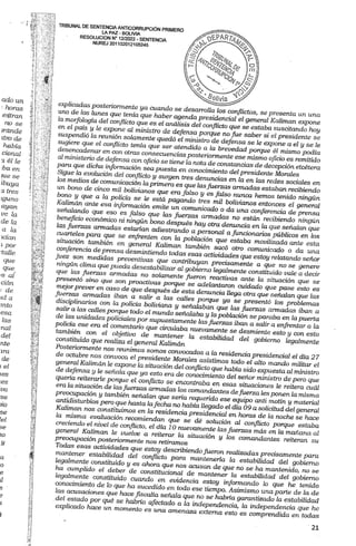 Sentencia contra Jeanine Añez