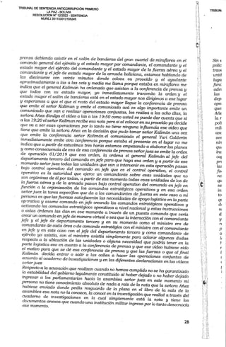 Sentencia contra Jeanine Añez