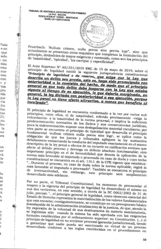 Sentencia contra Jeanine Añez