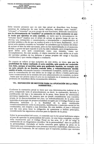 Sentencia contra Jeanine Añez