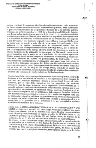 Sentencia contra Jeanine Añez