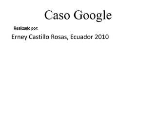 Gmail (Servicio de Correo Electrónico)