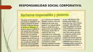 RESPONSABILIDAD SOCIAL CORPORATIVA:
 