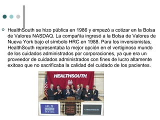Caso Healthsouth Corporation[1] | PPT