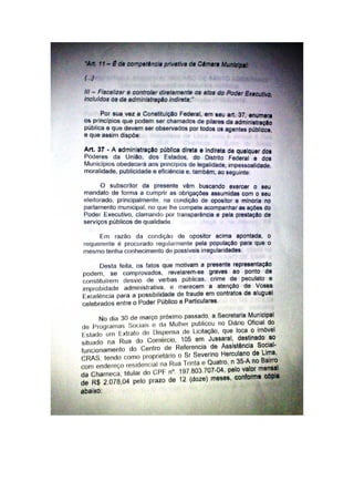 Caso jussaral gate   representação no mppe