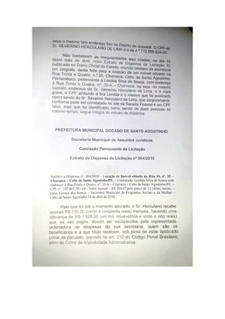 Caso jussaral gate   representação no mppe