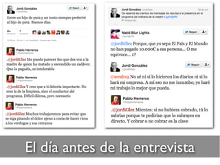 El día antes de la entrevista
 