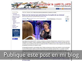 Publiqué este post en mi blog
 