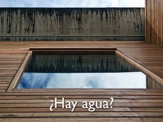 ¿Hay agua?
Foto: Roi Alonso
 