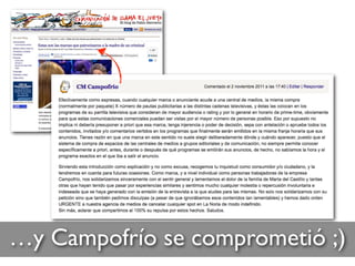 …y Campofrío se comprometió ;)
 