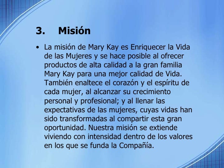 mision de mary kay mision de mary kay