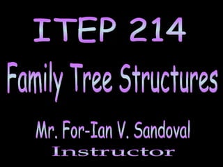 FAMILY TREE STRUCTURE