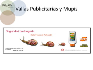 Vallas Publicitarias y Mupis