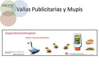 Vallas Publicitarias y Mupis