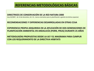 Planes de Gestión de Espacios Red Natura 2000. Córdoba.