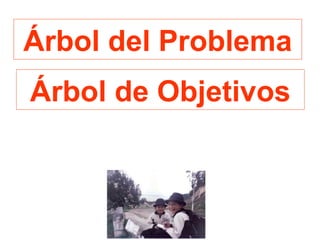 Árbol de Objetivos
Árbol del Problema
 