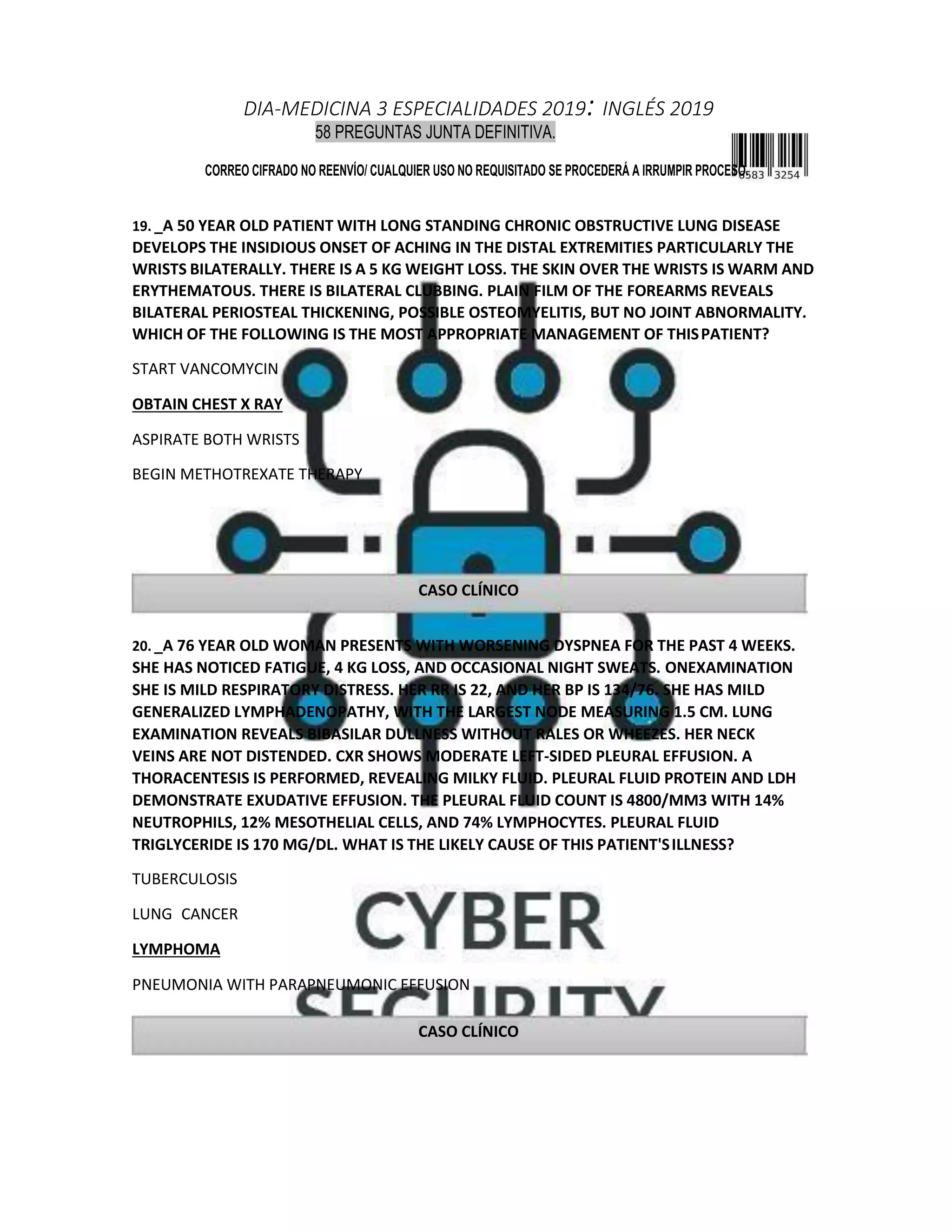 CASOS CLINICOS INGLES ENARM 2019.pdf