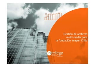 Gestión de archivos
         multi-media para
la fundación imagen Chile
 