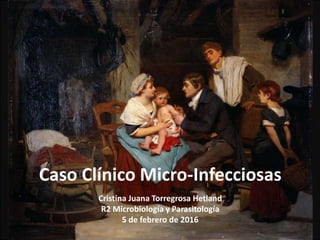 Caso Clínico Micro-Infecciosas
Cristina Juana Torregrosa Hetland
R2 Microbiología y Parasitología
5 de febrero de 2016
 