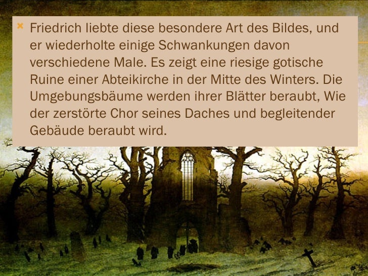 Abtei Im Eichwald Caspar David Friedrich Caspar David Friedrich Abtei im Eichwald