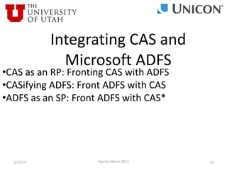 How to CASifying PeopleSoft and Integrating CAS and ADFS | PPTX