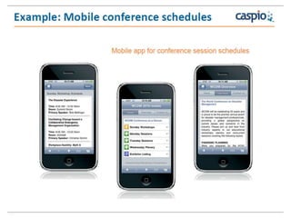 Caspio Customer Examples Hadley Price hadley@strategicmotion.net (352) 327-0218